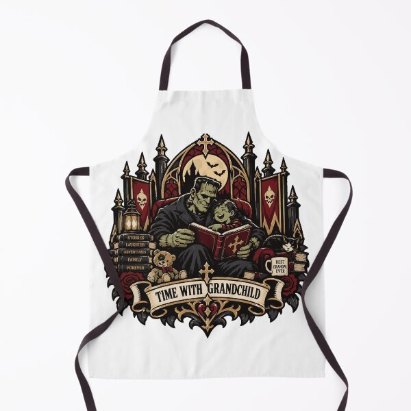 Item preview, Gothic Frankenstein Family Illustration designed and sold by medicalkinoko.