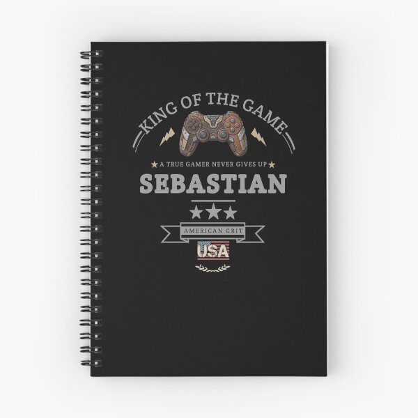 Item preview, Name Of Sebastian With Game Controller For Gamers Fans. designed and sold by KIDS FASHION.
