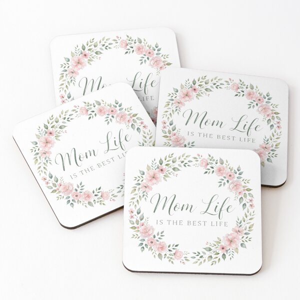 Item preview, Mom Life Is The Best Life Shirt, Floral Wreath Mother's Day T-Shirt designed and sold by AdliUltra.