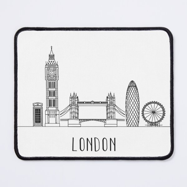 Item preview, London Skyline Minimalist Line Art designed and sold by MinimalLine.