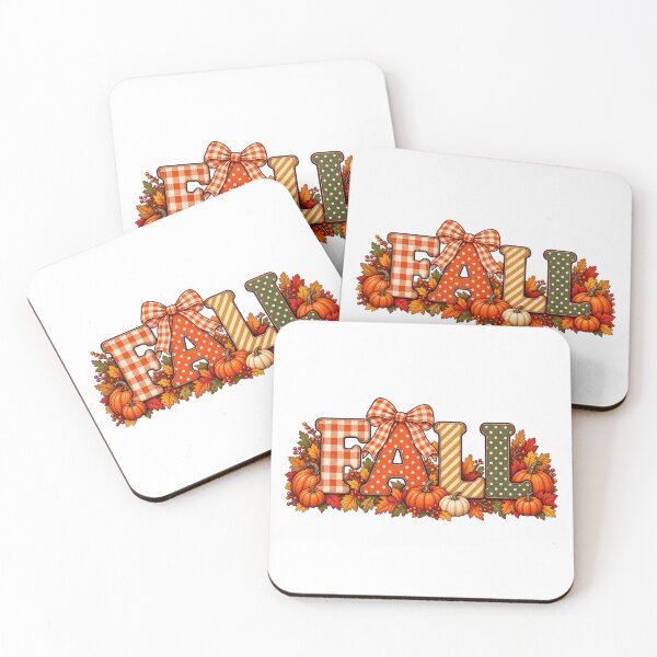 Item preview, Farmhouse FALL Pumpkins With Gingham Bow And Maple Leaves designed and sold by DYALEEZ-XCR.