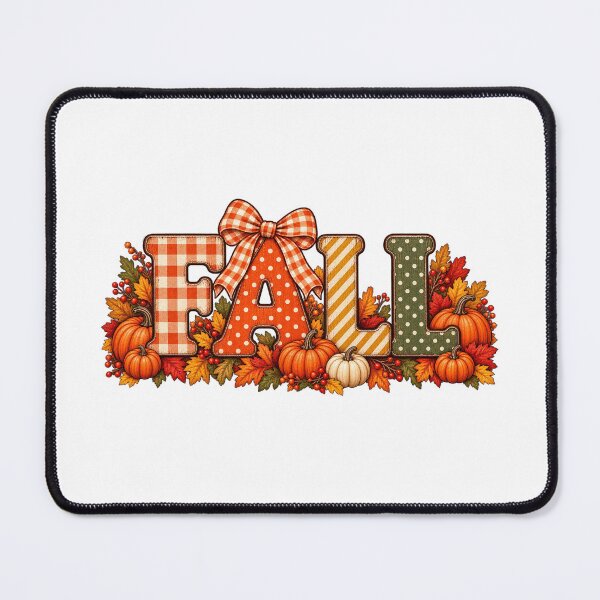 Item preview, Farmhouse FALL Pumpkins With Gingham Bow And Maple Leaves designed and sold by DYALEEZ-XCR.