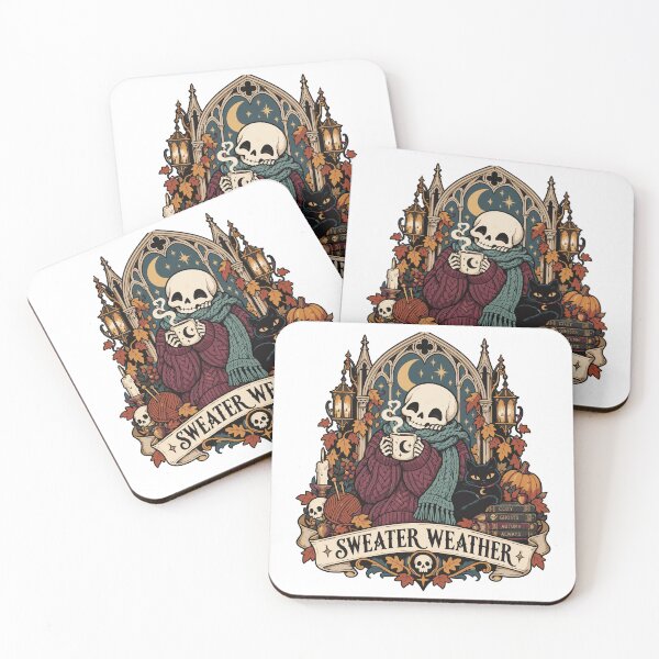 Item preview, Skeleton Sweater Weather Gothic Illustration designed and sold by medicalkinoko.
