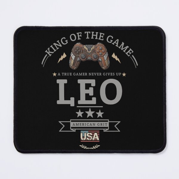 Item preview, Name Of Leo With Game Controller For Gamers Fans. designed and sold by KIDS FASHION.