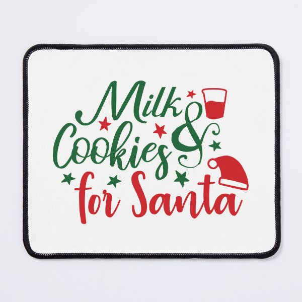 Item preview, Milk and Cookies Santa Christmas Vibes Holiday Design designed and sold by FuzionRaptor.
