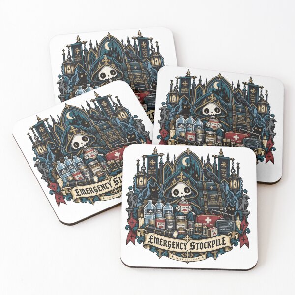 Item preview, Gothic Emergency Stockpile Illustration designed and sold by medicalkinoko.