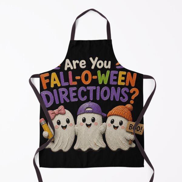 Item preview, Fall O Ween Cute Ghost Teachers Retro Halloween Fall T-Shirt designed and sold by nivadaofficiel2.