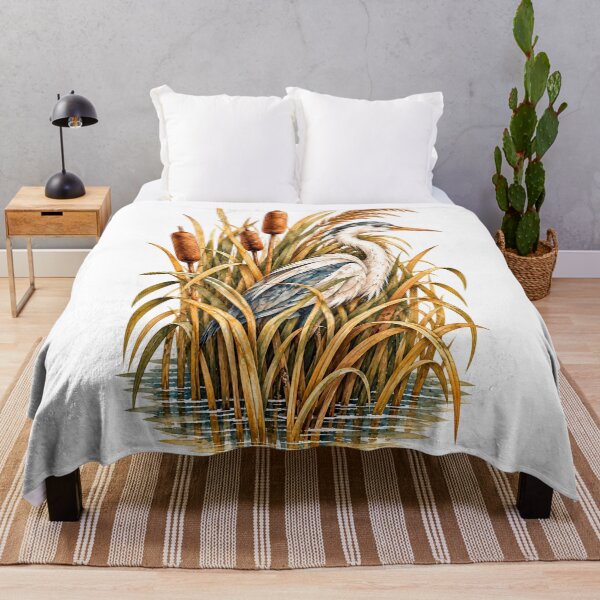 Item preview, Stillness Among Reeds | Hidden Wetland Bird Art | Norvian designed and sold by Norvian.