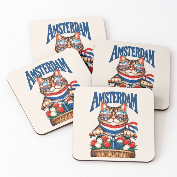 Item preview, Amsterdam Cat designed and sold by Anniko Art Studio.