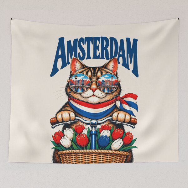 Item preview, Amsterdam Cat designed and sold by Anniko Art Studio.