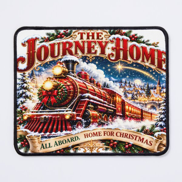 Item preview, Christmas Train – The Journey Home | Vintage Holiday designed and sold by DigiArt8Design.