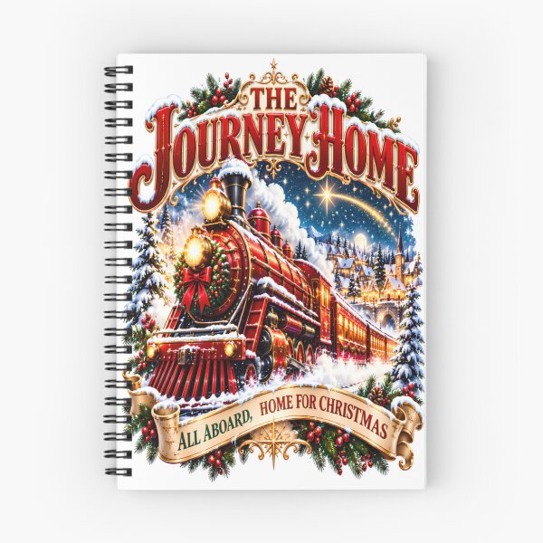 Item preview, Christmas Train – The Journey Home | Vintage Holiday  designed and sold by DigiArt8Design.