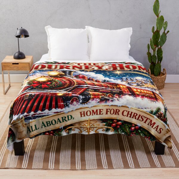 Item preview, Christmas Train – The Journey Home | Vintage Holiday  designed and sold by DigiArt8Design.
