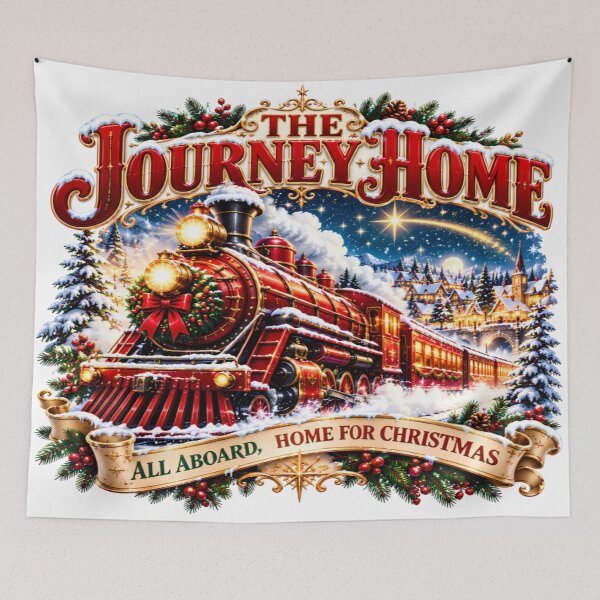 Item preview, Christmas Train – The Journey Home | Vintage Holiday  designed and sold by DigiArt8Design.