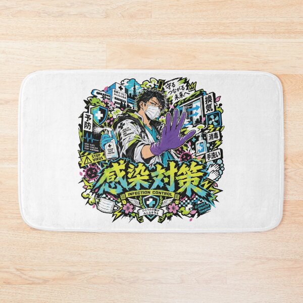 Item preview, Infection Control Pop Illustration designed and sold by medicalkinoko.