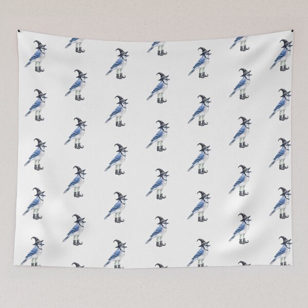 Item preview, Witchy Blue Jay designed and sold by Tiffany Roy.