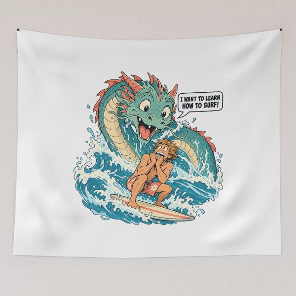 Item preview, learn to ride the waves with dragons designed and sold by Hota055.