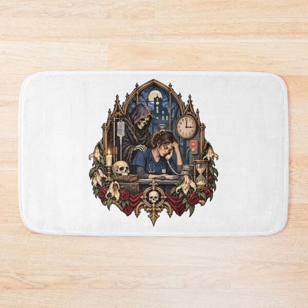 Item preview, Night Shift Horror Gothic Illustration designed and sold by medicalkinoko.