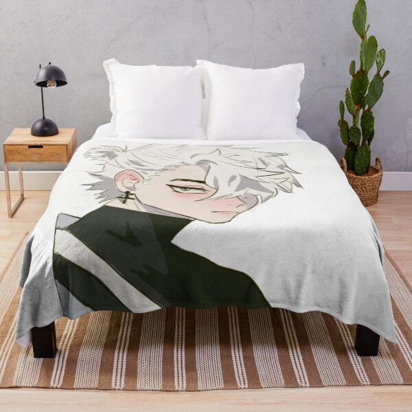 Item preview, White-Haired Boy - Anime Portrait designed and sold by Estefanía Aparici.