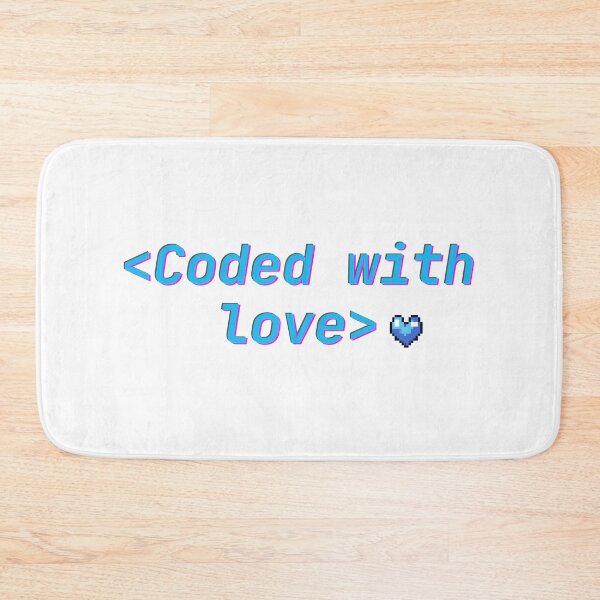Item preview, Coded With Love Tech Quote designed and sold by roaaroaa.