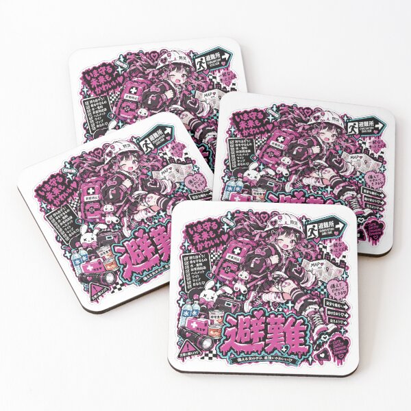 Item preview, Evacuation Pop Kawaii Illustration designed and sold by medicalkinoko.