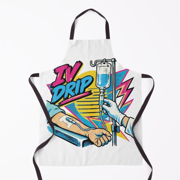 Item preview, IV Drip Pop Art Illustration designed and sold by medicalkinoko.
