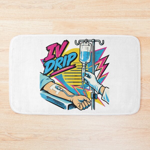 Item preview, IV Drip Pop Art Illustration designed and sold by medicalkinoko.