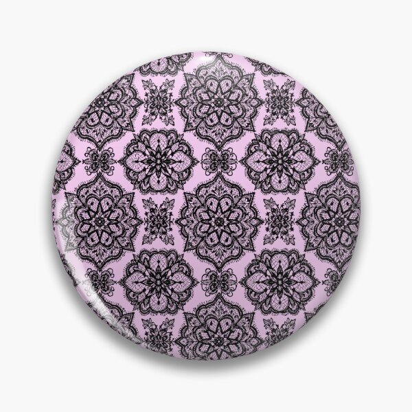 Item preview, Black Lace Look Pattern designed and sold by Greenbaby.