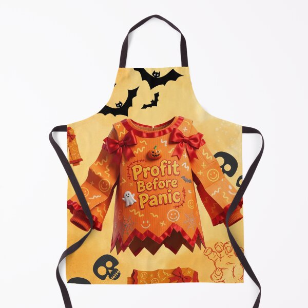Item preview, 'Profit Before Panic' Halloween Office Swag :: Boogets & Bottom Lines designed and sold by Communication Optimists.