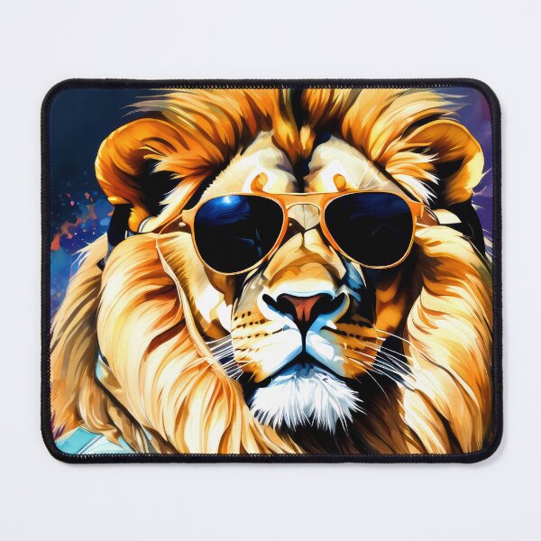 Item preview, Lion Wearing Cool Sunglasses Digital Design designed and sold by DEC02.
