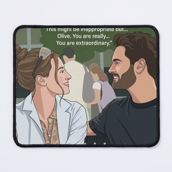Item preview, The Love Hypothesis Olive You Are Extraordinary Adam Carlsen Romantic Quote Vector Art designed and sold by Fandom Universe.