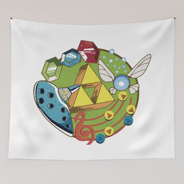 Item preview, triforce, ocarina and rupees designed and sold by samuzai.
