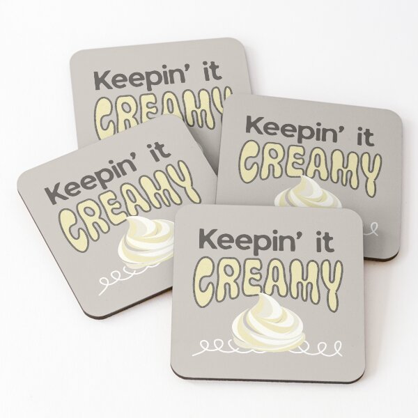 Item preview, Funny Keeping it Creamy Cringe Humor Beige designed and sold by TackyTime.