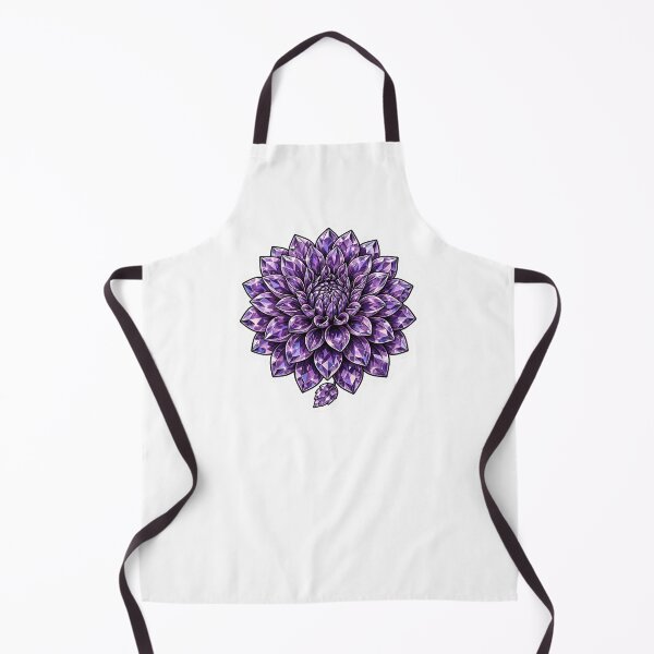 Item preview, Dahlia Crystal Sticker - Amethyst Purple Diamond Dahlia designed and sold by FineLineBotanical .