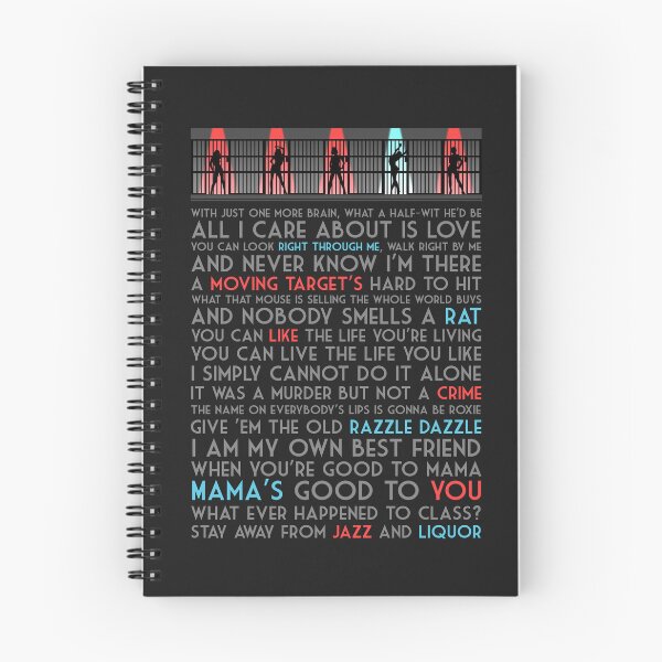 Item preview, Chicago Musical Quotes designed and sold by ALyricalMiracle.