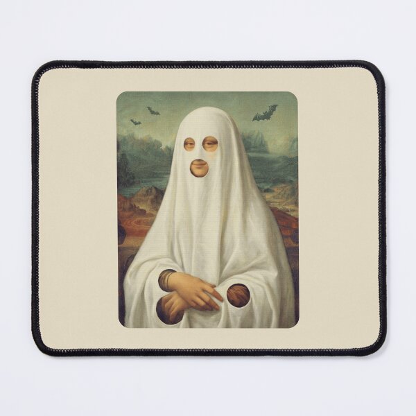 Item preview, Ghost Mona Lisa - Funny Halloween Art Parody designed and sold by EunsooLee.