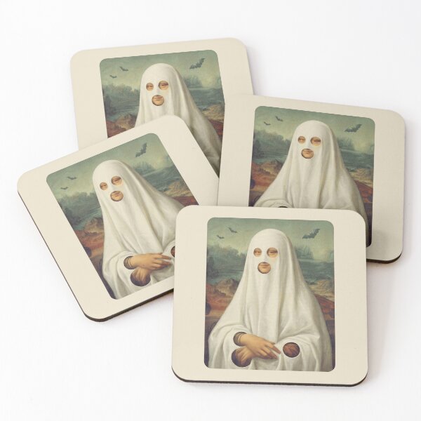 Item preview, Ghost Mona Lisa - Funny Halloween Art Parody designed and sold by EunsooLee.