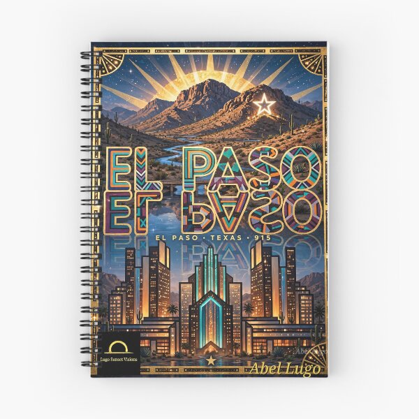 Item preview, EL PASO TEXAS 915 • GOLDEN SUNSET EMBLEM • LUGO SUNSET VISIONS designed and sold by Lugo Sunset Visions.