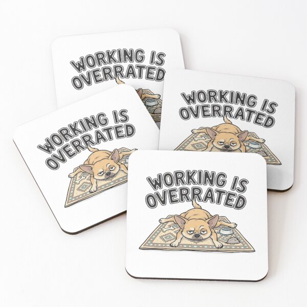 Item preview, Working is Overrated designed and sold by NewFoundGifts.