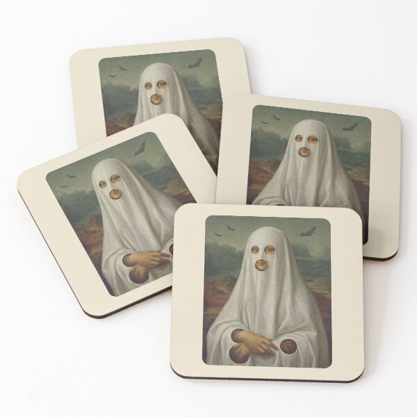 Item preview, Ghost Mona Lisa - Funny Halloween Art Parody Vintage. designed and sold by EunsooLee.