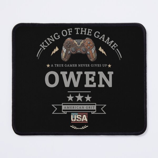 Item preview, Name Of Owen With Game Controller For Gamers Fans. designed and sold by KIDS FASHION.