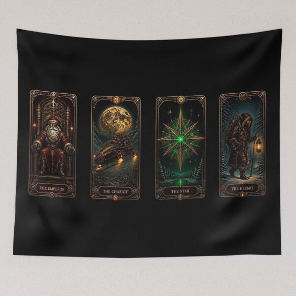 Item preview, Steampunk Christmas Tarot Grid designed and sold by LazyDayzCo.