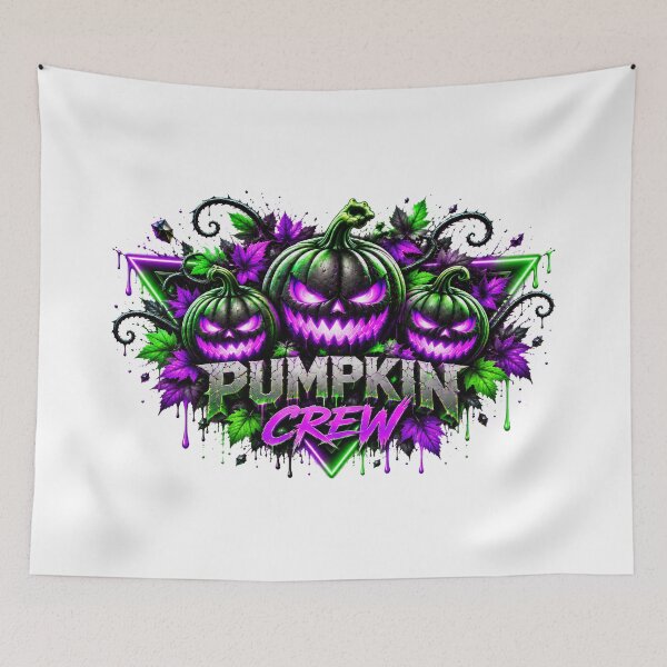 Item preview, Pumpkin Crew Purple Neon designed and sold by DansCreations42.
