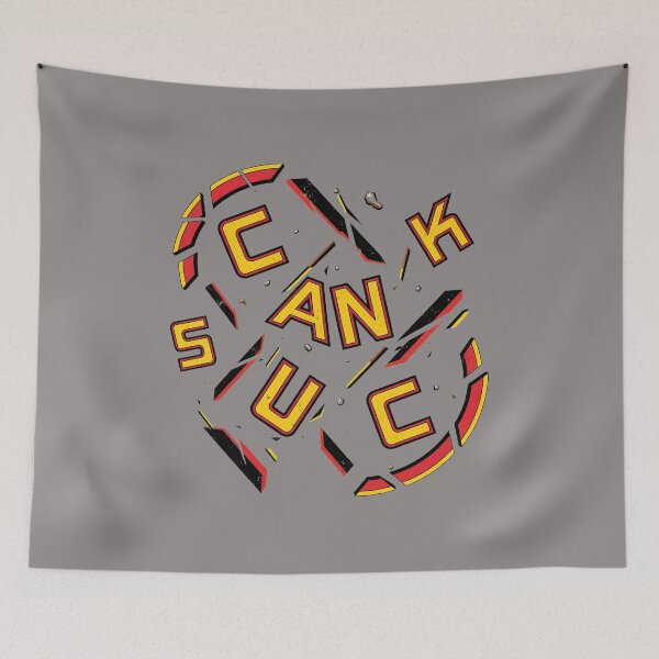 Artikelvorschau, Vintage-Canucks-Retro-Logo im Grunge-Stil mit Used-Look – 74 entworfen und verkauft von ThomCotter.