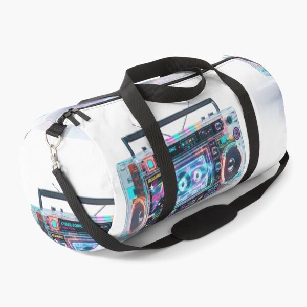 Item preview, Neon Translucent Retro 90s Cyberpunk Tape Deck Boombox designed and sold by Rahat3344.