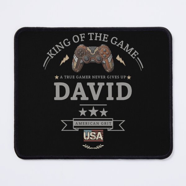 Item preview, Name Of David With Game Controller For Gamers Fans. designed and sold by KIDS FASHION.