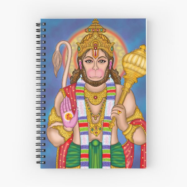 Item preview, Lord Hanuman Digital Drawing | Hindu Deity Spiritual Artwork designed and sold by Harshit_Digital_Arts.