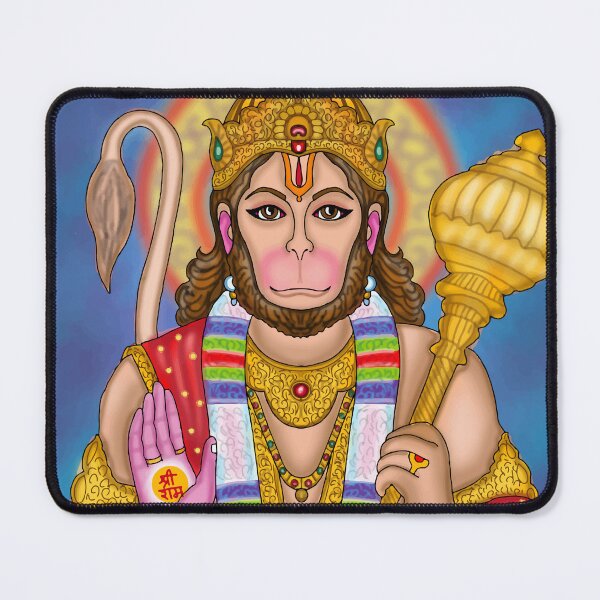 Item preview, Lord Hanuman Digital Drawing | Hindu Deity Spiritual Artwork designed and sold by Harshit_Digital_Arts.