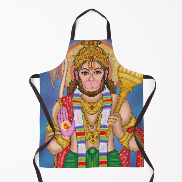 Item preview, Lord Hanuman Digital Drawing | Hindu Deity Spiritual Artwork designed and sold by Harshit_Digital_Arts.