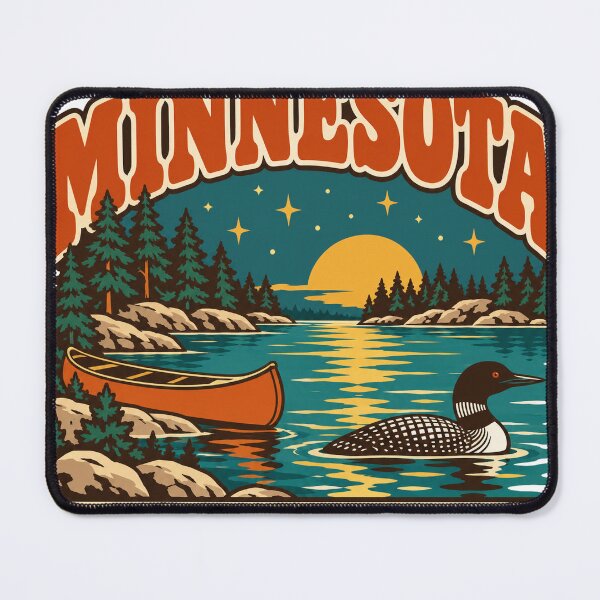 Item preview, Minnesota Gift - Land Of 10000 Lakes designed and sold by RedRubyBubble.